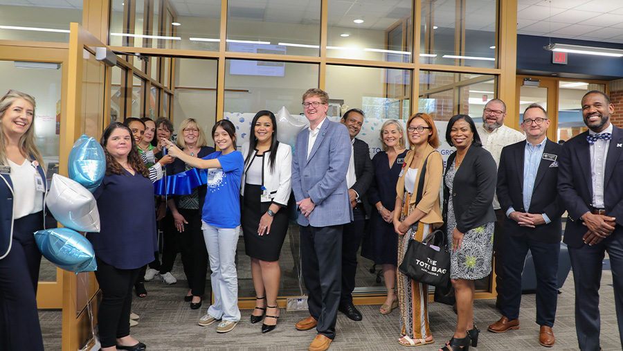 Ribbon Cutting of the Marietta Highschool Ribbon Cutting