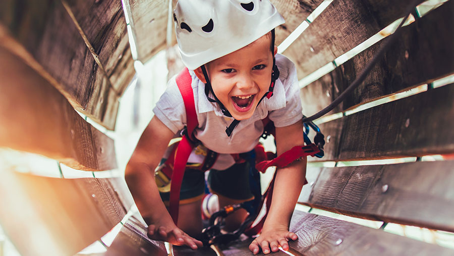 Child playing