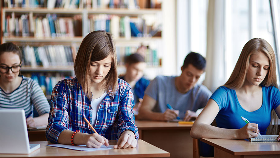 Students in classroom