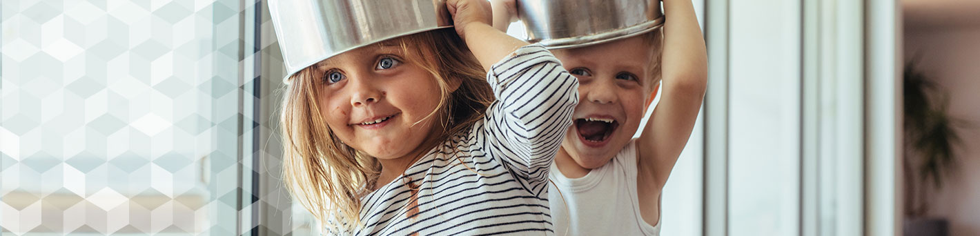 Young kids playing.