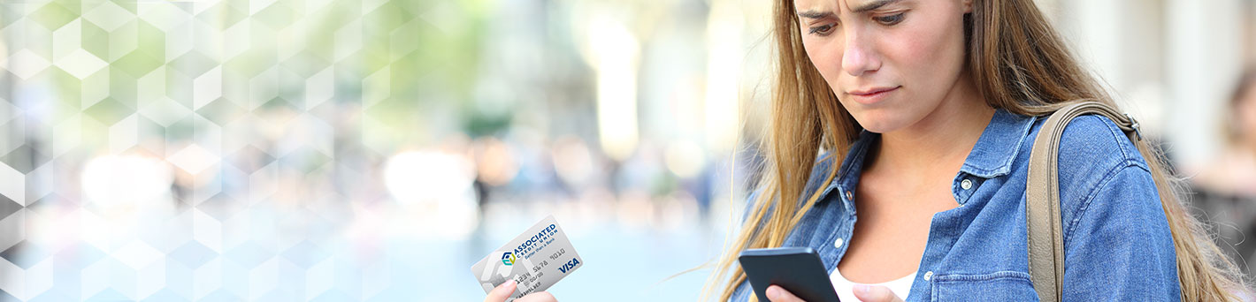 Woman confused looking at phone