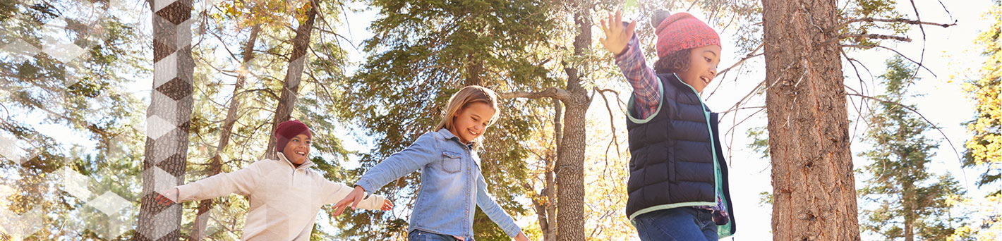 Kids playing outside