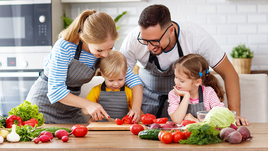 Family cooking