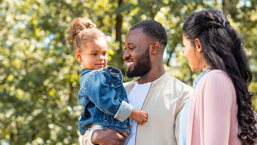 Photo of a family